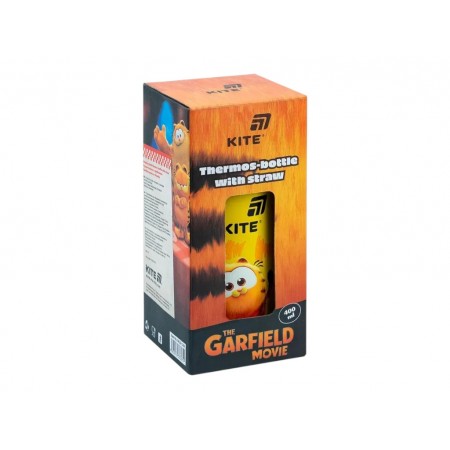 Термос с трубочкой Kite Garfield 400 мл GF25-1261 Термос с трубочкой Kite Garfield 400 мл GF25-1261