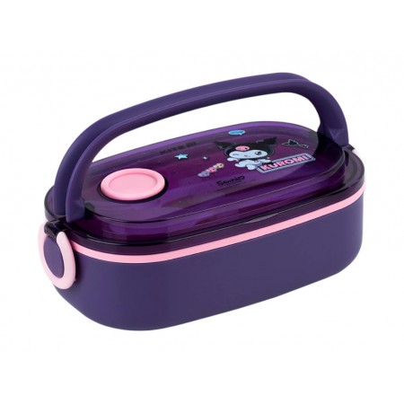Ланчбокс Kite Kuromi HK25-1180, 900 мл, з клапаном, фіолетовий, Kite Ланчбокс Kite Kuromi HK25-1180, 900 мл, з клапаном, фіолетовий, Kite