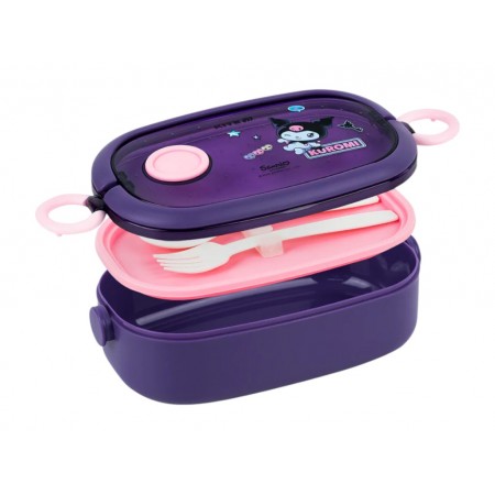 Ланчбокс Kite Kuromi HK25-1180, 900 мл, з клапаном, фіолетовий, Kite Ланчбокс Kite Kuromi HK25-1180, 900 мл, з клапаном, фіолетовий, Kite