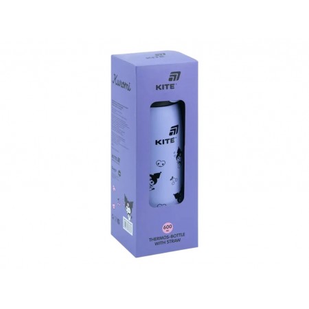 Термос с трубочкой Kite Kuromi 600 мл HK25-1262