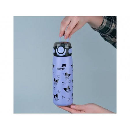 Термос с трубочкой Kite Kuromi 600 мл HK25-1262