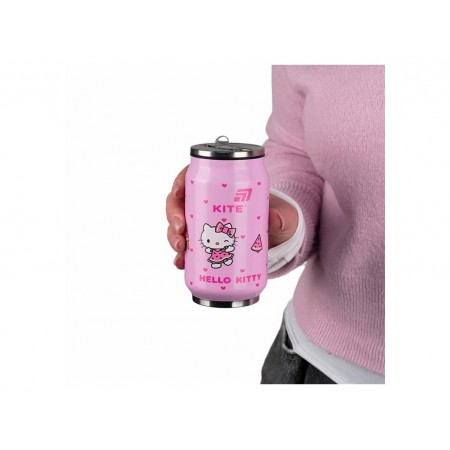 Термочашка з трубочкою 350мл Hello Kitty Kite HK25-1263 Термочашка з трубочкою 350мл Hello Kitty Kite HK25-1263
