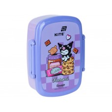 Ланчбокс с миниконтейнером и столовыми приборами Kite Kuromi HK26-163-2, 750 мл