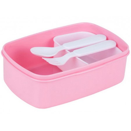 Ланчбокс с миниконтейнером и столовыми приборами Kite My Melody HK26-163-3, 750 мл