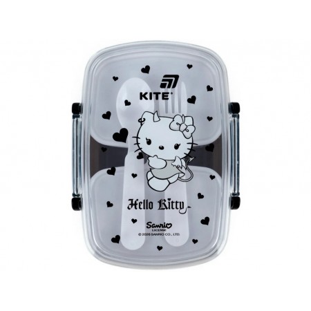 Ланчбокс с контейнерами и столовыми приборами Kite Hello Kitty, HK26-181-1, 750 мл