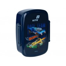 Ланчбокс с миниконтейнером и столовыми приборами Kite Hot Wheels HW26-163, 750 мл