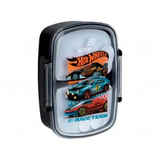 Ланчбокс с контейнерами и столовыми приборами Kite Hot Wheels, HW26-181, 750 мл