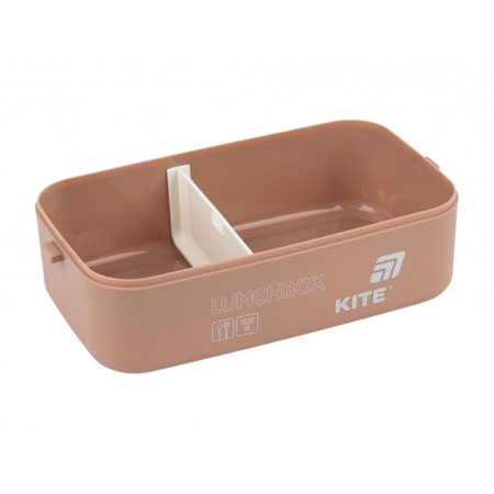 Ланчбокс Kite K25-1183-1, 1000 мл, з ручкою, бежевий, Kite