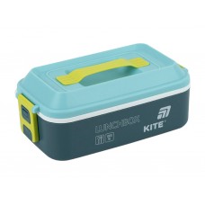 Ланчбокс Kite K25-1183-2, 1000 мл, з ручкою, синій, Kite