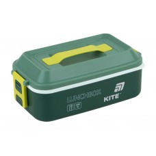 Ланчбокс Kite K25-1183-3, 1000 мл, з ручкою, зелений, Kite
