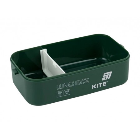 Ланчбокс Kite K25-1183-3, 1000 мл, с ручкой, зеленый, Kite Ланчбокс Kite K25-1183-3, 1000 мл, с ручкой, зеленый, Kite