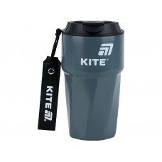 Термокружка серая 450мл, Kite K25-1220-1