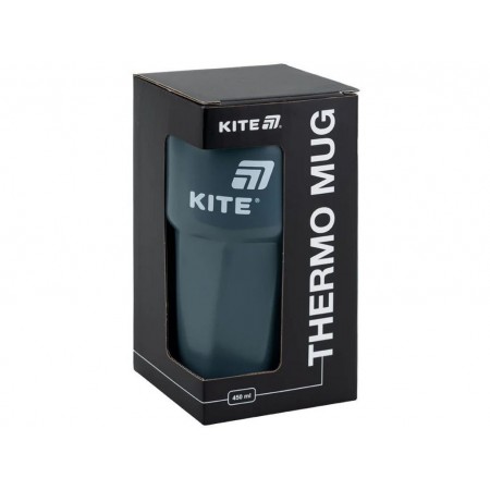 Термокружка сіра 450мл, Kite K25-1220-1 Термокружка сіра 450мл, Kite K25-1220-1
