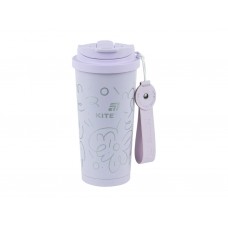 Термокружка з трубочкою Kite K25-1226-2 550 мл, з клапанами, Kite