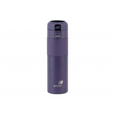 Термос з термодатчиком Kite K25-1227-3 450 мл фіолетовий, з дисплеєм, Kite
