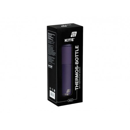Термос з термодатчиком Kite K25-1227-3 450 мл фіолетовий, з дисплеєм, Kite