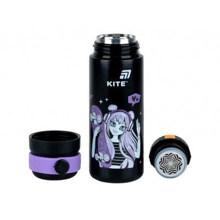 Дитячий термос Kite Anime Dream, 500 мл, з нержавіючої сталі, з поїльником, Kite K26-1222-2 Дитячий термос Kite Anime Dream, 500 мл, з нержавіючої сталі, з поїльником, Kite K26-1222-2