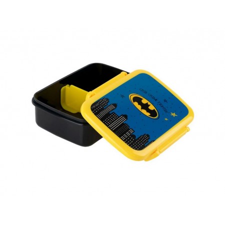 Ланчбокс Kite DC Comics, 420 мл, желтый с рисунком Batman, Kite DC25-160 Ланчбокс Kite DC Comics, 420 мл, желтый с рисунком Batman, Kite DC25-160