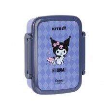 Ланчбокс пластиковый с перегородкой, дизайн Kuromi, 420 мл, Kite HK25-160-2