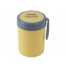 Ланчбокс желтый круглый 450 мл, Kite K23-187-1