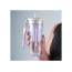 Стакан для воды из тритана, 650 мл, с трубочкой и петлёй для переноски, сиреневый K25-1219-2