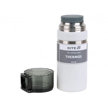 Термос белый 473мл, Kite K25-320-1 Термос белый 473мл, Kite K25-320-1