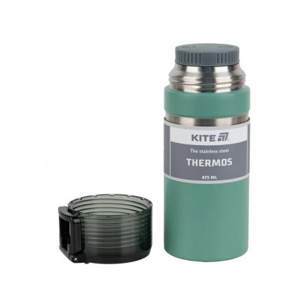 Термос зеленый 473мл, Kite K25-320-2 Термос зеленый 473мл, Kite K25-320-2