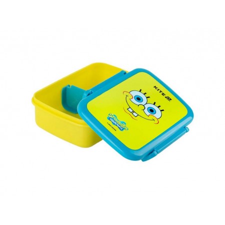 Ланчбокс пластиковий з перегородкою, дизайн Sponge Bob, 420 мл, Kite SB25-160 Ланчбокс пластиковий з перегородкою, дизайн Sponge Bob, 420 мл, Kite SB25-160