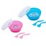 Тарiлка з кришкою+ложка+виделка Canpol Babies 21/300