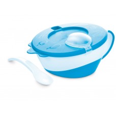 Тарелка с синей ложкой Canpol Babies 31/406_blu