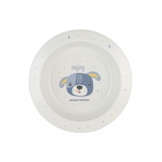Мисочка пластиковая CUTE ANIMALS – голубая Canpol Babies 4/412_blu2