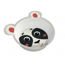 Мисочка из меламина антиподслизистая с ушками Hello Little бежевая Canpol Babies 4/520_bei