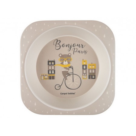 Набір посуду 5 ел BONJOUR PARIS - бежевий Canpol Babies 9/227_bei Набір посуду 5 ел BONJOUR PARIS - бежевий Canpol Babies 9/227_bei