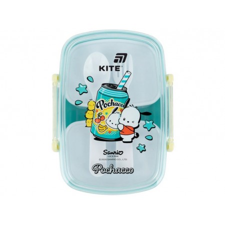 Ланчбокс с контейнерами и столовыми приборами Kite Pochacco PC26-181, 750 мл Ланчбокс с контейнерами и столовыми приборами Kite Pochacco PC26-181, 750 мл
