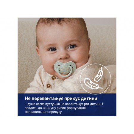 Пустышка силиконовая динамическая 6-18 мес 2 шт Blossom – голубая LOVI 22/923boy Пустышка силиконовая динамическая 6-18 мес 2 шт Blossom – голубая LOVI 22/923boy