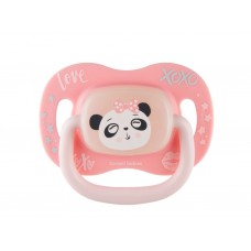 Пустышка силиконовая круглая 0-6 м EXOTIC ANIMALS панда, Canpol babies 34/933_panda