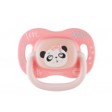 Пустышка силиконовая круглая 18+ м-цев EXOTIC ANIMALS панда, Canpol babies 34/935_panda