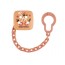 Цепочка к пустышке TOYS розовый, Canpol Babies 2-438_pin
