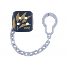 Ланцюжок до пустушки GOLD блакитний, Canpol Babies 2-440_blu