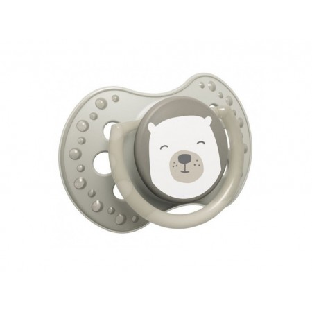 Пустышка силиконовая динамическая 0-3 месяца 2 шт Buddy bear LOVI 22/863