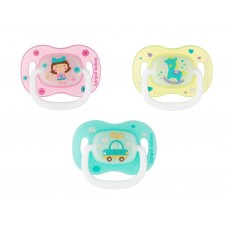 Пустышка силиконовая симметричная 0-6 месяцев Toys Canpol Babies 23/291