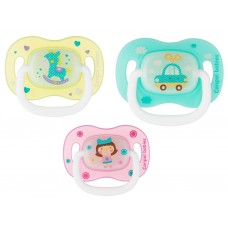 Пустушка силіконова симетрична 6-18 місяців Toys Canpol Babies 23/292
