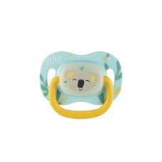Пустышка силиконовая симметричная 0-6 мес EXOTIC коала Canpol Babies 34/920_koal