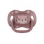 Пустушка силіконова симетрична 0-6 міс CUTE ANIMALS - рожевий Canpol Babies 34/924_pin