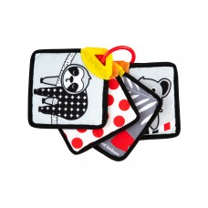 Игрушка сенсорные мягкие карточки с прорезывателем для зубов BabiesBoo, Canpol babies 68/096