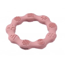 Прорізувач для зубів силіконовий Кільце рожевий BabyOno 825/02
