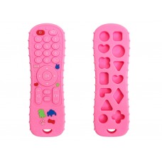 Прорізувач силіконовий Пульт рожевий, MegaZayka 0424Pink