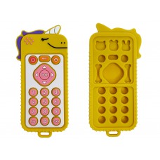Прорізувач силіконовий Єдиноріг жовтий, MegaZayka 0425Yellow