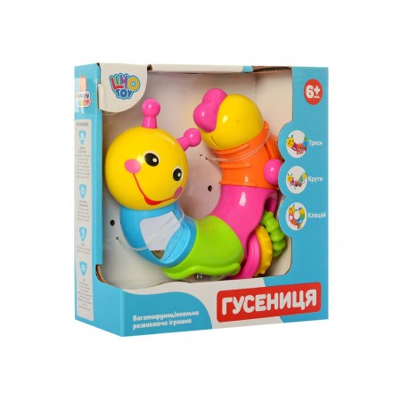 Погремушка Логическая гусеница 25 см Limo Toy 9182 Погремушка Логическая гусеница 25 см Limo Toy 9182