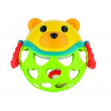 Игрушка с погремушкой интерактивная Зеленый Мишка Canpol Babies 79/101_gre